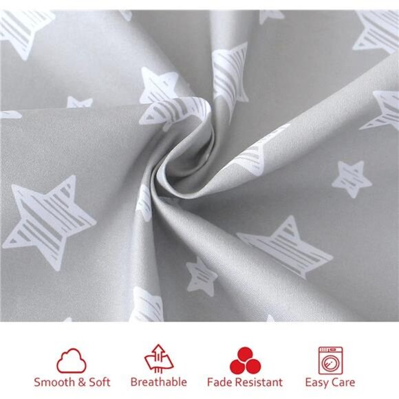 Toddler Bed Sheets, 3 Piece Toddler Sheet Set, Soft Breathable Crib - Picture 2 of 6